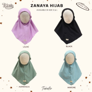 Toheto - Zanaya Hijab Instant - Anak Usia 1-4 Tahun