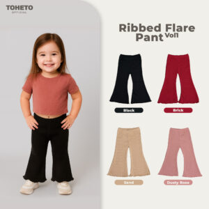 Toheto - Ribbed Flare Pant Vol.1 - Celana Panjang Anak Perempuan Usia 1-6 Tahun