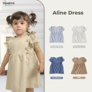 Toheto - Aline Dress Anak Perempuan 1 - 4 Tahun