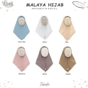 Toheto - Malaya Hijab Pashmina Instant - Anak Perempuan Usia 1-4 Tahun