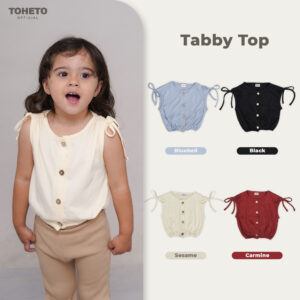 Toheto - Tabby Top Kaos Anak Perempuan 1-4 Tahun